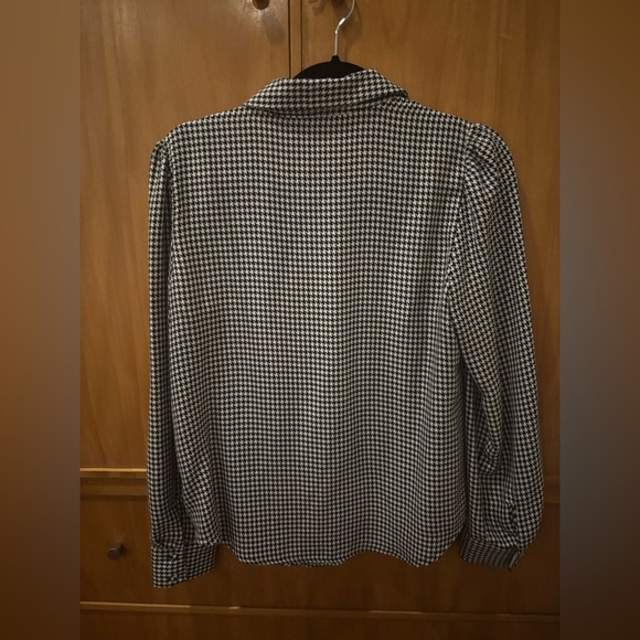 Zara Houndstooth Button Down - Picture 2 of 3